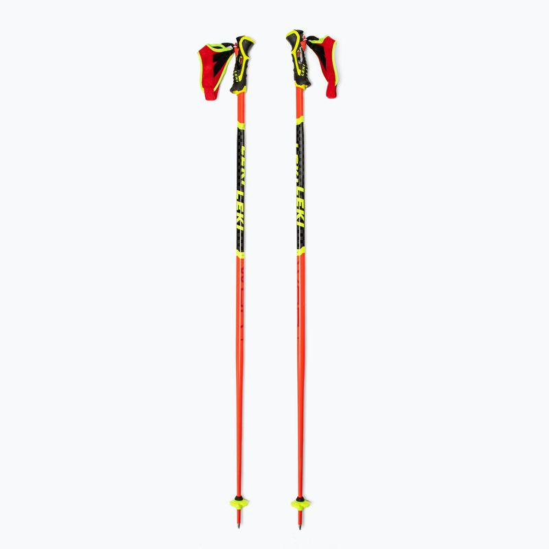 LEKI Wcr Sl 3D slidinėjimo lazdos raudonos 65067481