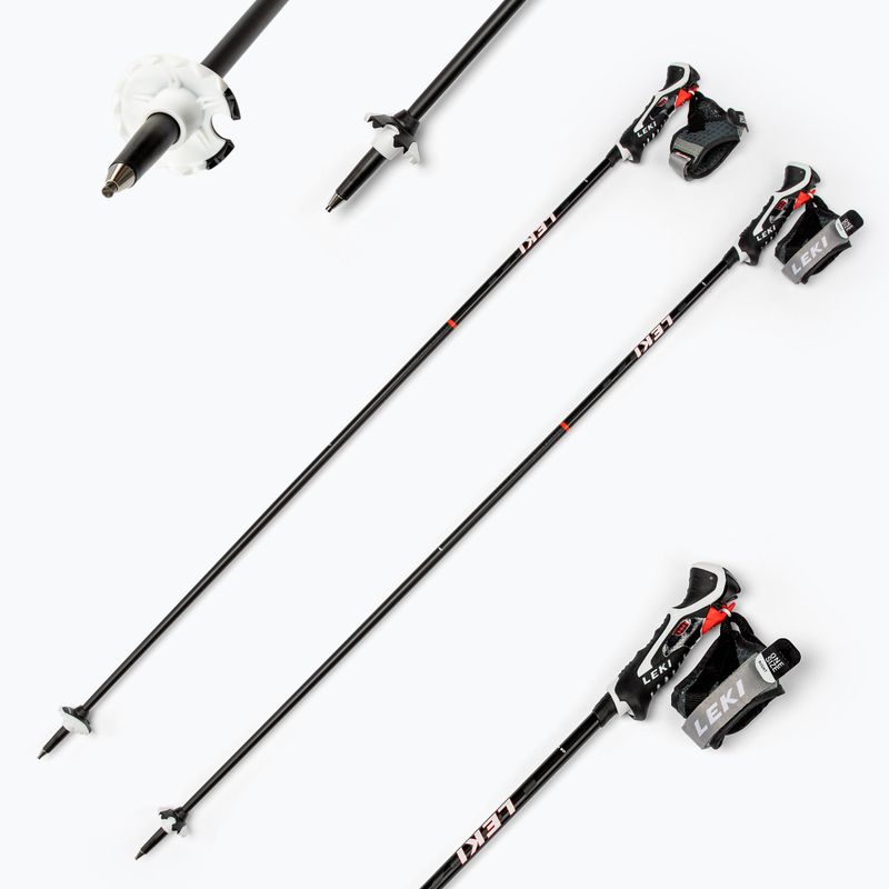 LEKI 3D Carbon 14 slidinėjimo lazdos juodos 65067901 7