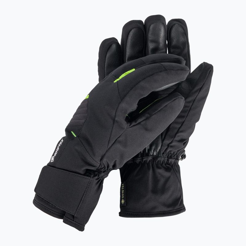 LEKI Spox GTX slidinėjimo pirštinės juoda-žalia 65080830303080