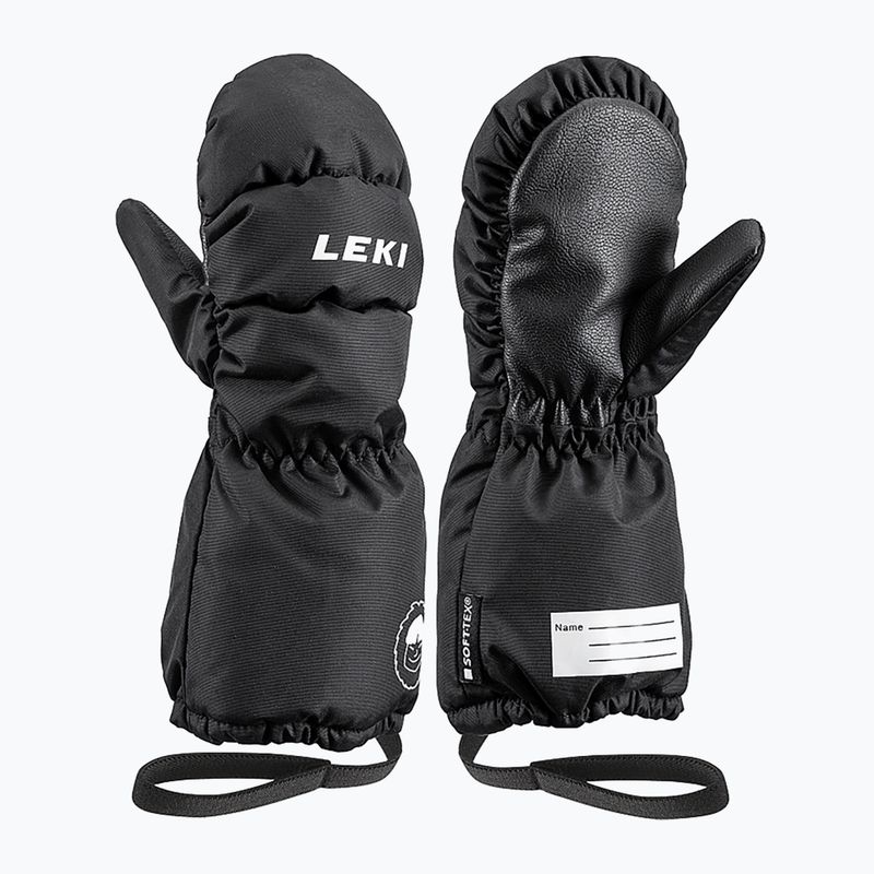 LEKI Vaikiškos slidinėjimo pirštinės Little Eskimo Mitt ilgos juodos 650801401020 4