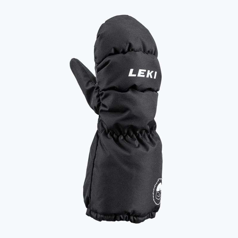 LEKI Vaikiškos slidinėjimo pirštinės Little Eskimo Mitt ilgos juodos 650801401020 5