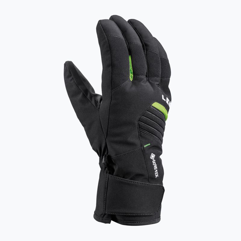 LEKI Spox GTX slidinėjimo pirštinės juoda-žalia 65080830303080 7