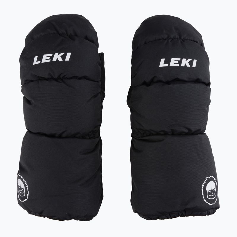LEKI Vaikiškos slidinėjimo pirštinės Little Eskimo Mitt ilgos juodos 650801401020