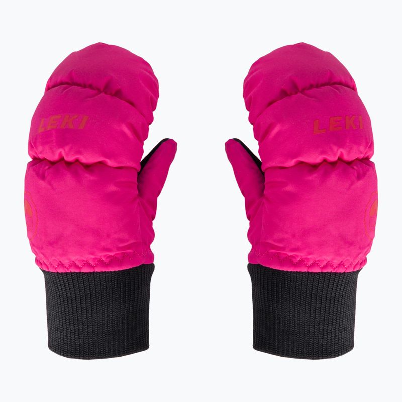LEKI Vaikiškos slidinėjimo pirštinės Little Eskimo Mitt Short pink 650802403030 2