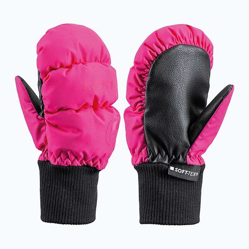 LEKI Vaikiškos slidinėjimo pirštinės Little Eskimo Mitt Short pink 650802403030 6