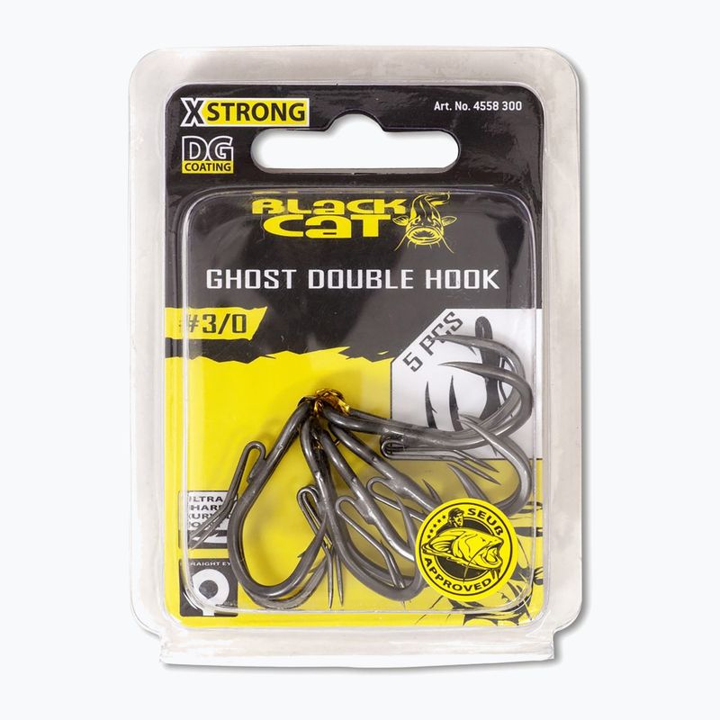 Black Cat Ghost DG danga 5 vnt. dvigubas inkaras juodas 4558300 2
