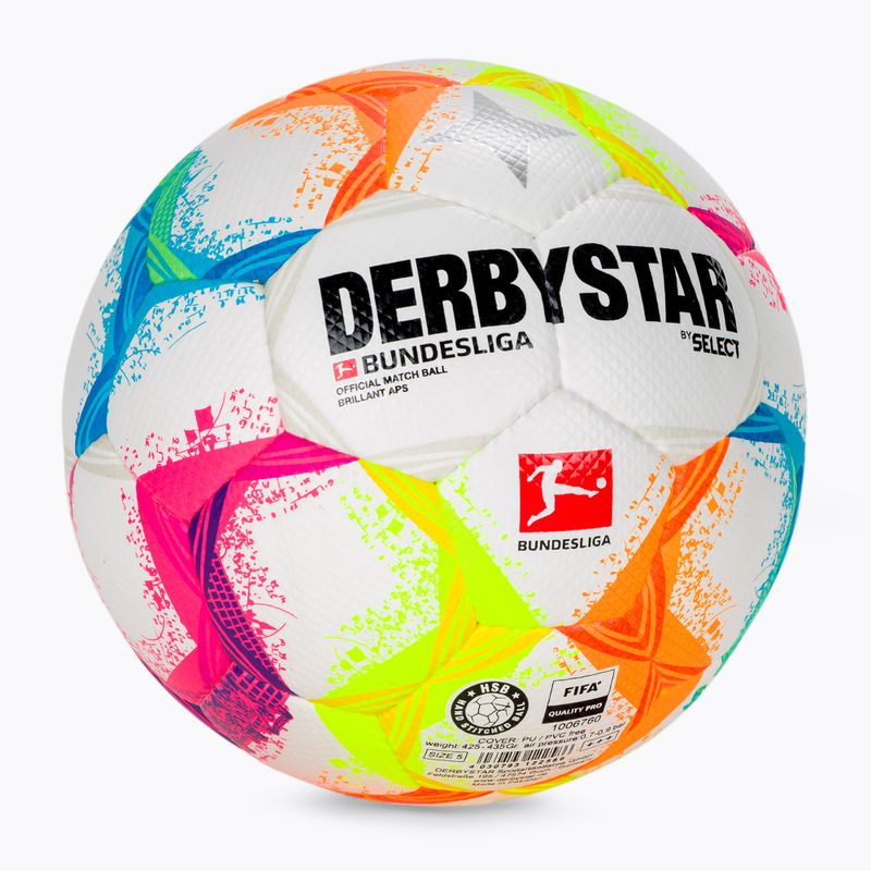 DERBYSTAR Bundesliga Brillant APS futbolo V22 DE22586 dydis 5 2