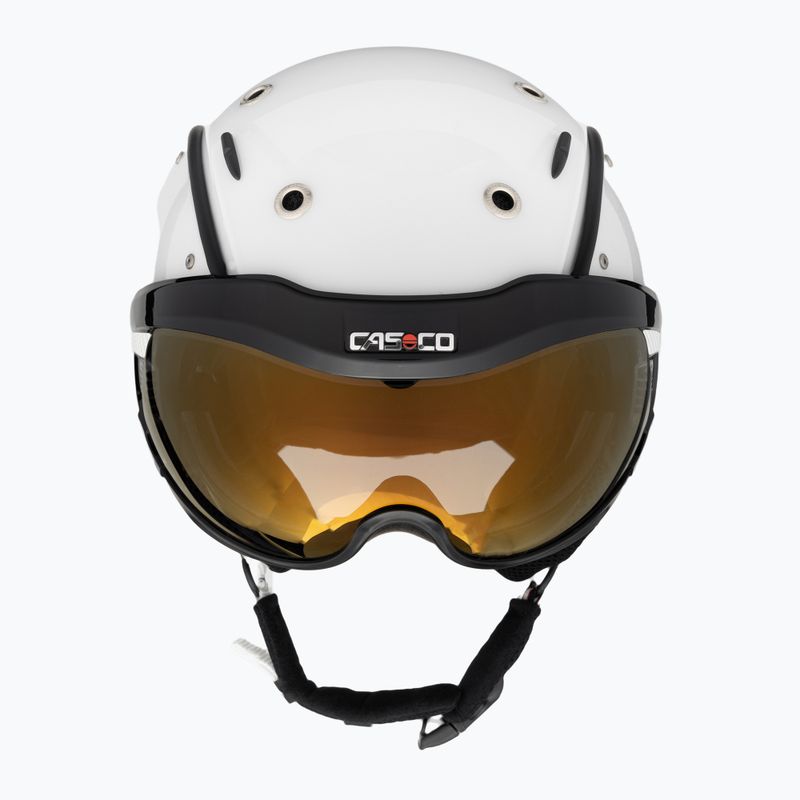 CASCO slidinėjimo šalmas SP-6 Visorb White 07.2578 2