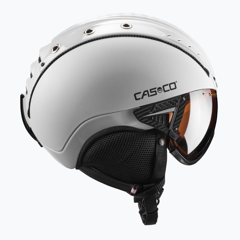 CASCO slidinėjimo šalmas SP-2 Carbonic Visor white 07.3737 4