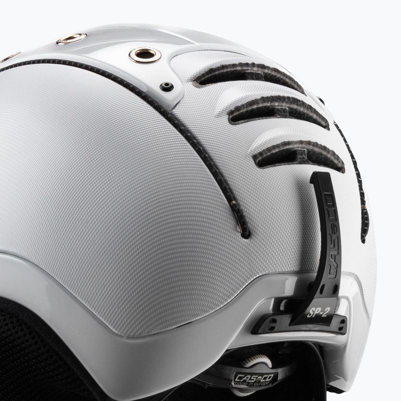 CASCO slidinėjimo šalmas SP-2 Carbonic Visor white 07.3737 7