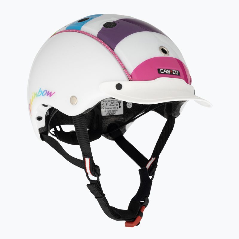 Vaikiškas dviračio šalmas CASCO Mini 2 rainbow