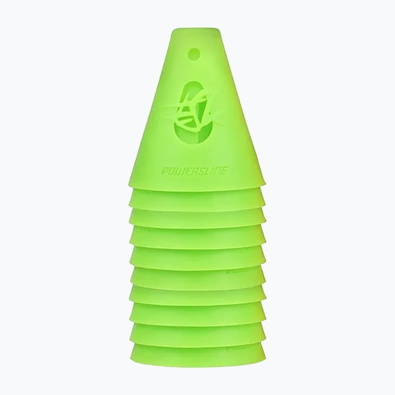 Powerslide CONES 10 vnt. slalomo kūgių žalia 908009