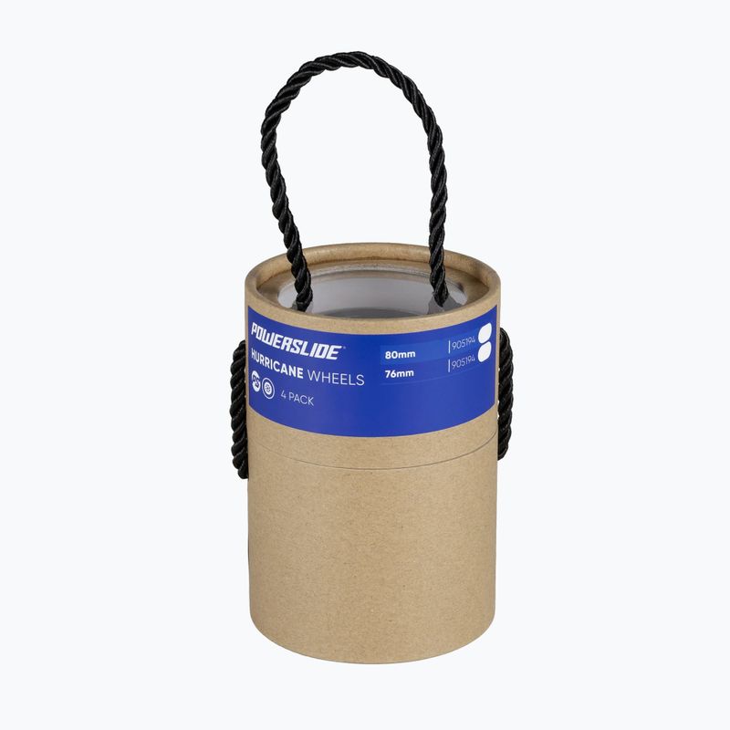 Riedučių ratukai Powerslide Hurricane 76 mm/85A 4 pcs. red 2