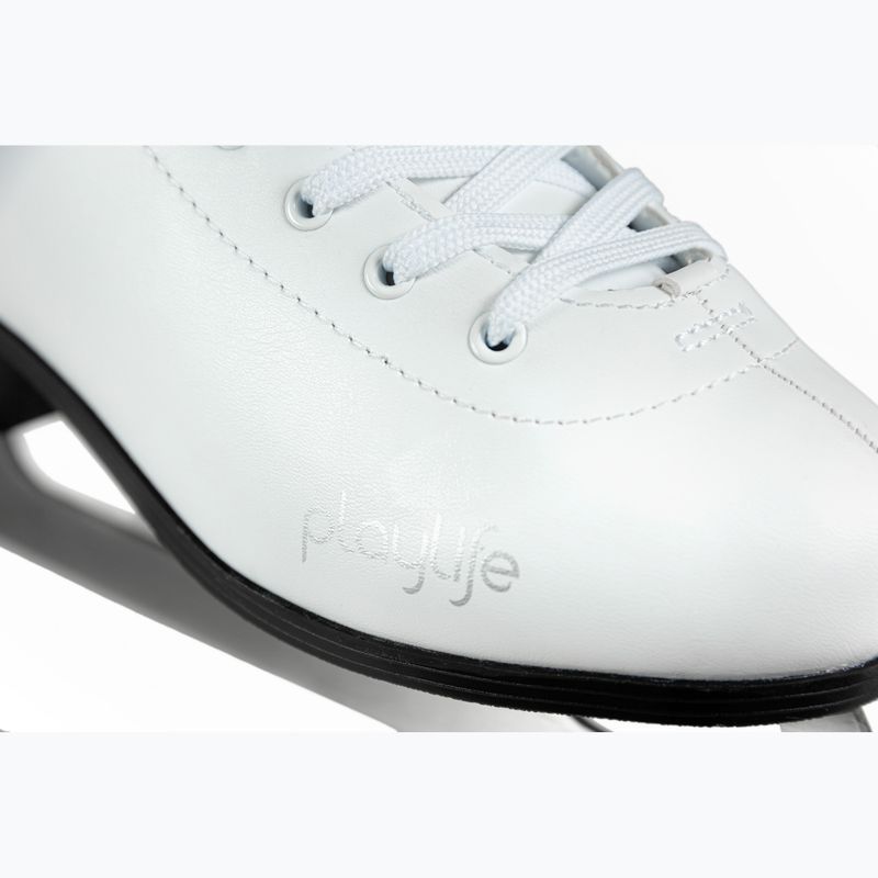 Moteriškos dailiojo čiuožimo pačiūžos Playlife Classic white/ black 5