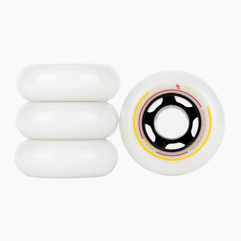 UNDERCOVER WHEELS Apex 68 4-Pack baltos/juodos spalvos riedučių ratai 406194