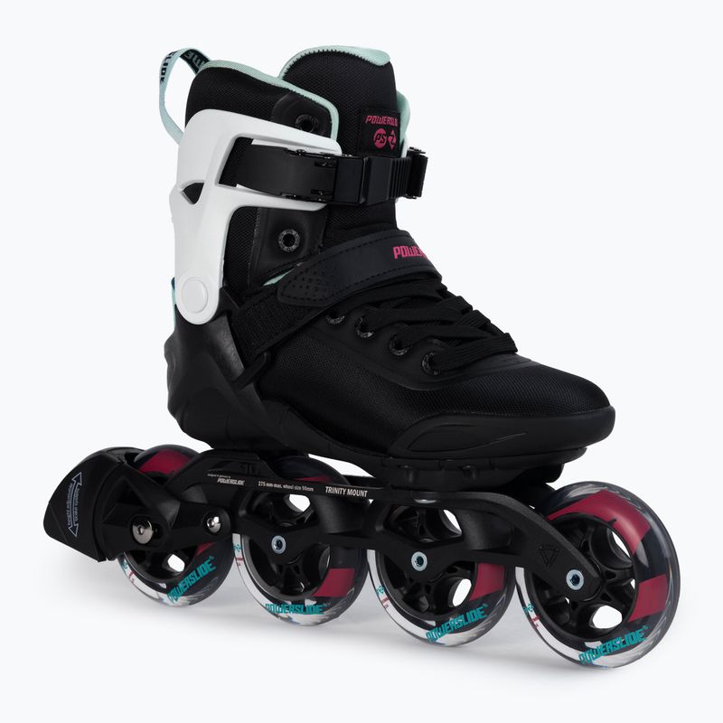 Powerslide moteriški riedučiai Phuzion Radon Teal 90 black 902011
