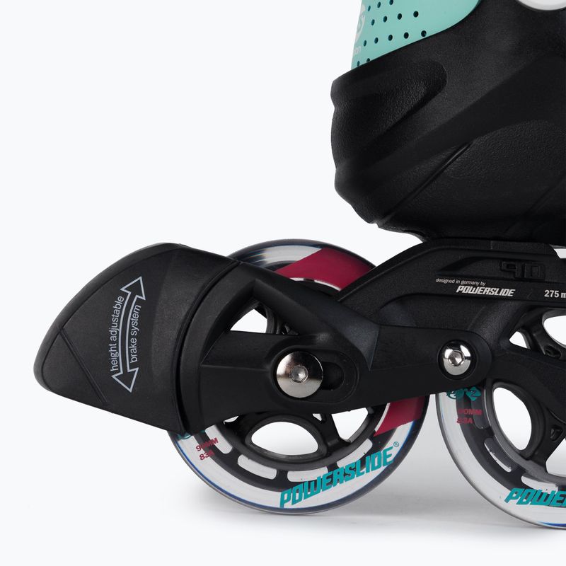 Powerslide moteriški riedučiai Phuzion Radon Teal 90 black 902011 7