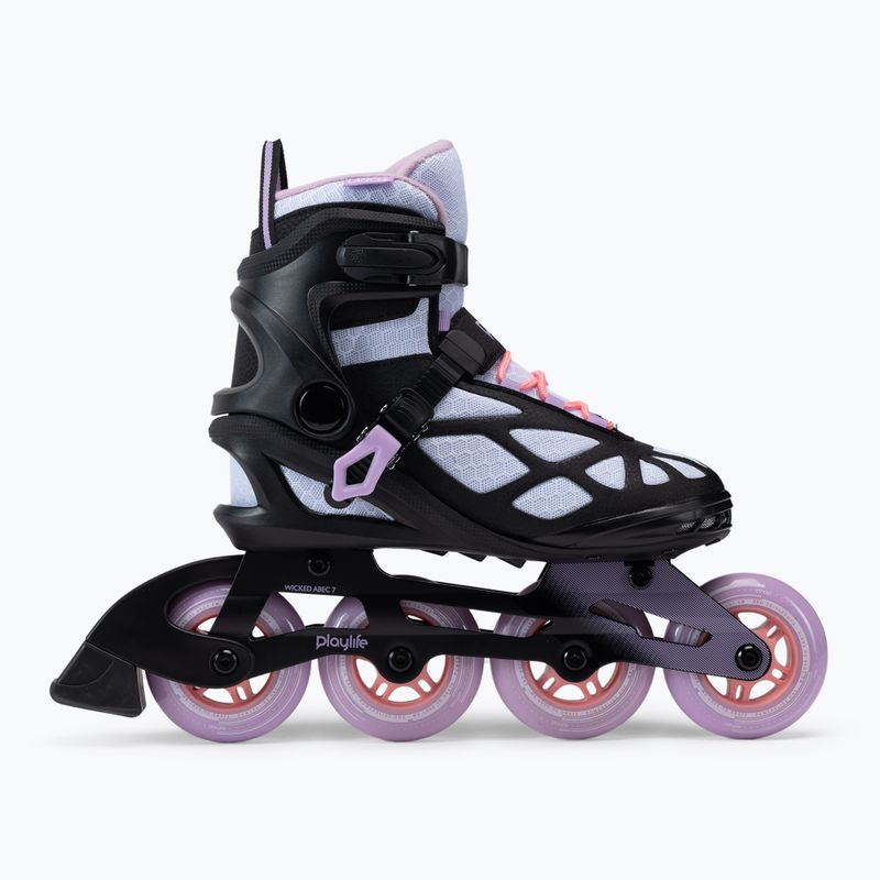 Playlife Lancer 84 moteriški riedučiai juodai violetinės spalvos 880274 3