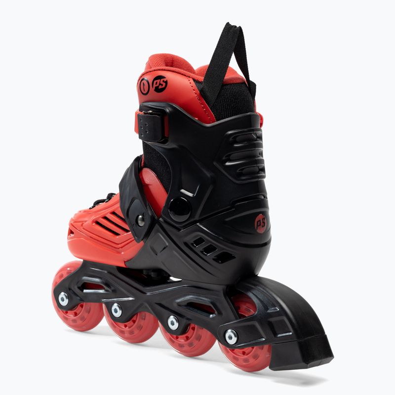 Powerslide Khaan Junior LTD vaikiški riedučiai raudona/juoda 940671 3