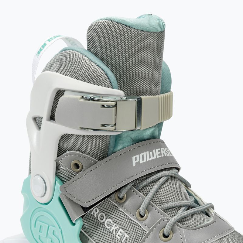 Vaikiški riedučiai Powerslide Rocket grey/teal 5