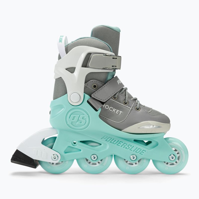 Vaikiški riedučiai Powerslide Rocket grey/teal 6