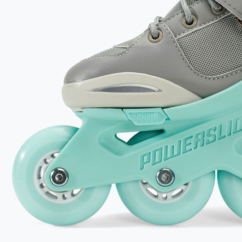 Vaikiški riedučiai Powerslide Rocket grey/teal 9