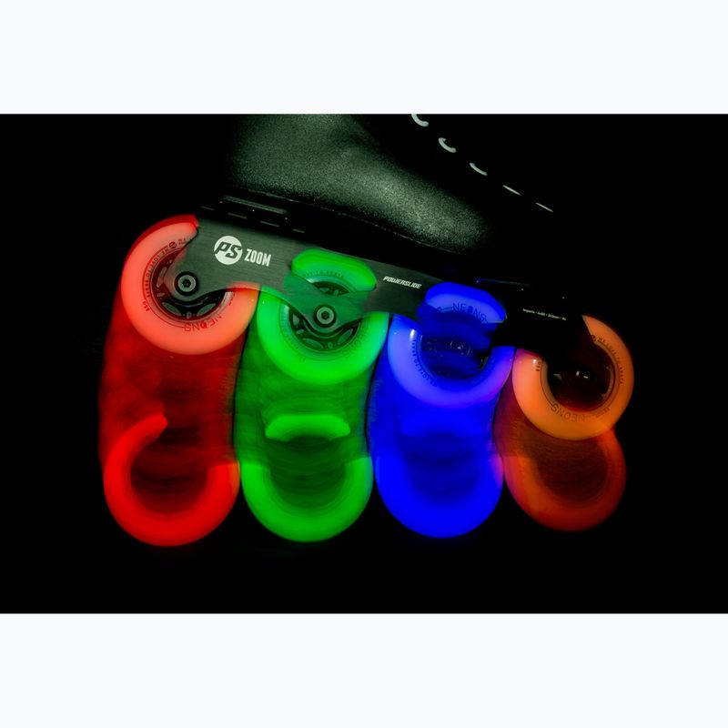 Powerslide Neons 80 mm/85A riedučių ratai 4 vnt. raudoni. 5