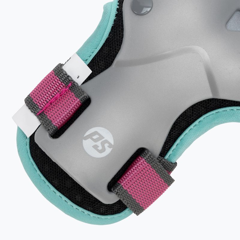 Vaikiškų apsaugų rinkinys Powerslide Kids Pro Set grey/pink 8