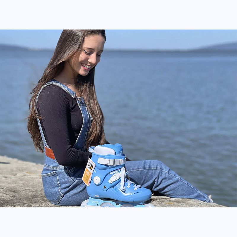 Powerslide Storm Nicoly Pro mėlynos spalvos riedučiai 15
