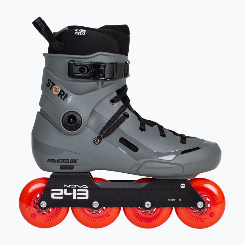 Riedučiai Powerslide Storm Meteor 80 dark grey 2