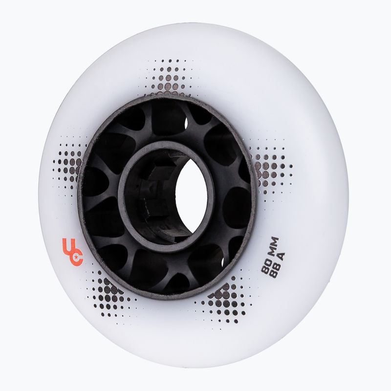 Riedučių ratukai UNDERCOVER WHEELS Team Pro 80 mm/88A 4 pcs. white 5