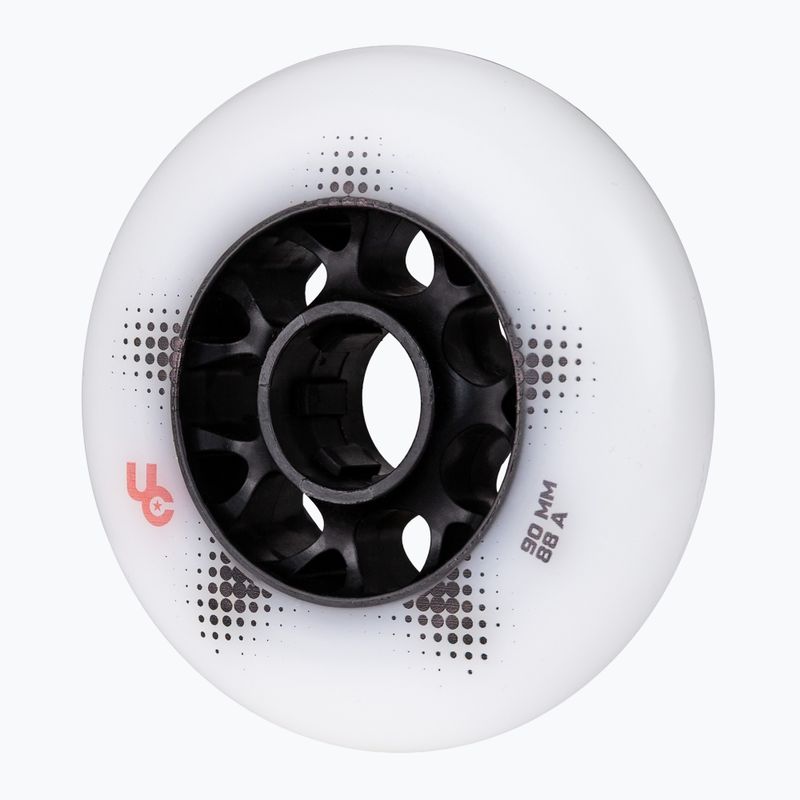 Riedučių ratukai UNDERCOVER WHEELS Team Pro 90 mm/88A 4 pcs. white 5
