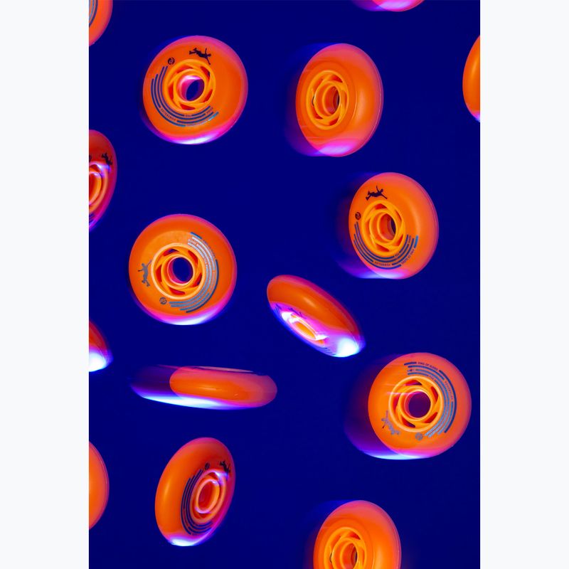 Riedučių ratukai Powerslide King of Slides 4 pcs. 80 mm/90A orange/orange 4