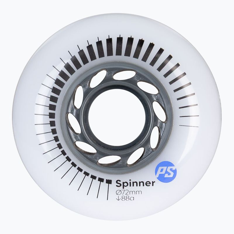 Riedučių ratukai Powerslide Spinner 72 mm/88A 4 pcs. white