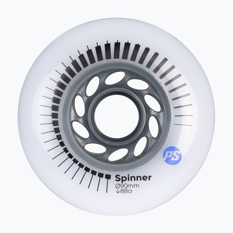 Riedučių ratukai Powerslide Spinner 90 mm/88A 4 pcs. white