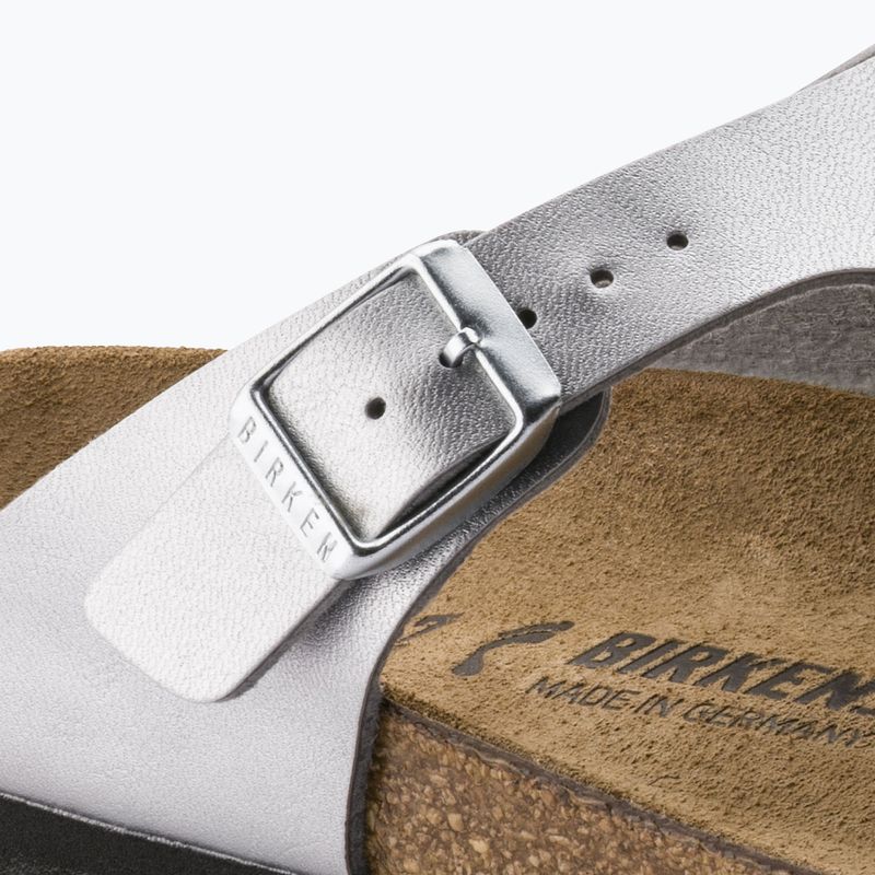 Šlepetės per pirštą BIRKENSTOCK Gizeh BF Regular silver 10