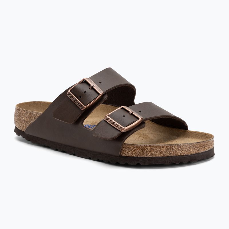 Šlepetės BIRKENSTOCK Arizona BF Regular dark brown