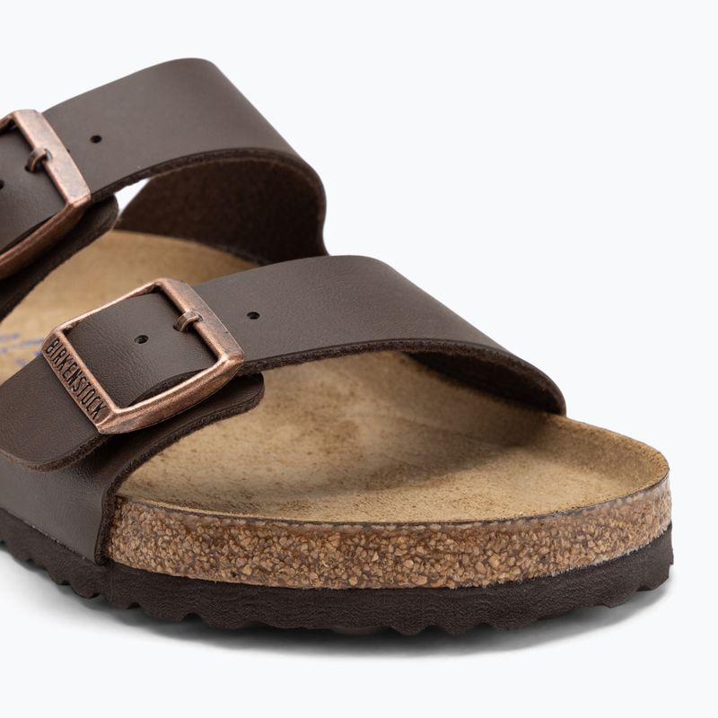 Šlepetės BIRKENSTOCK Arizona BF Regular dark brown 7