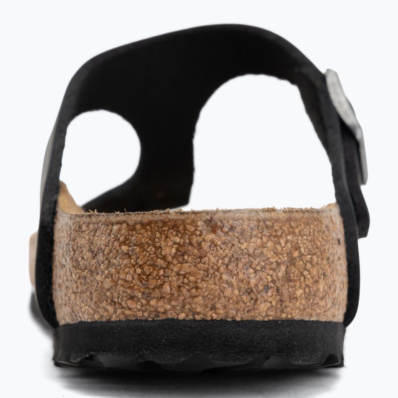 Šlepetės BIRKENSTOCK Gizeh Oiled Leather black 6