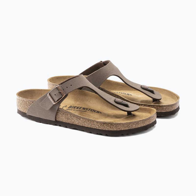 Šlepetės BIRKENSTOCK Gizeh Birkibuc Narrow mocca 3