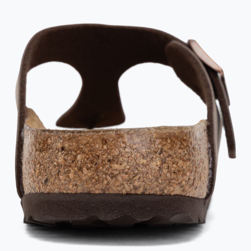 Šlepetės BIRKENSTOCK Gizeh Birkibuc Narrow mocca 6