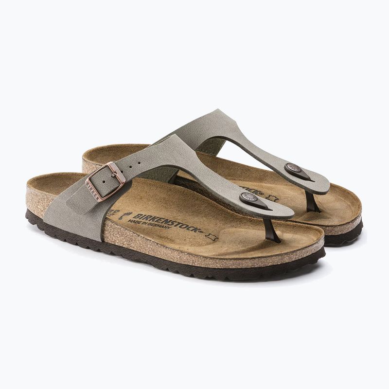 Šlepetės BIRKENSTOCK Gizeh Birkibuc Narrow stone 3