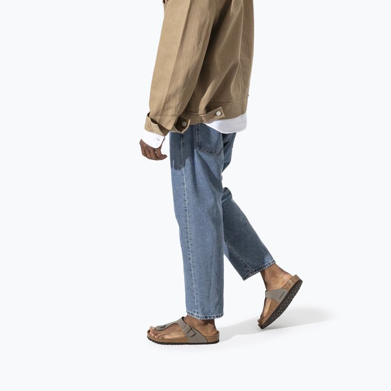 Šlepetės BIRKENSTOCK Gizeh Birkibuc Narrow stone 8