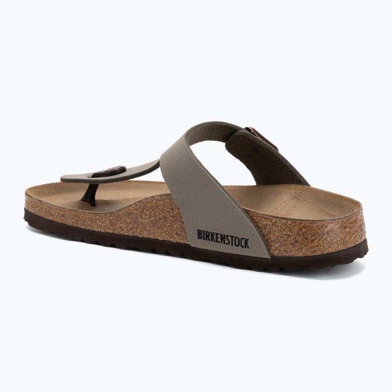 Šlepetės BIRKENSTOCK Gizeh Birkibuc Narrow stone 3