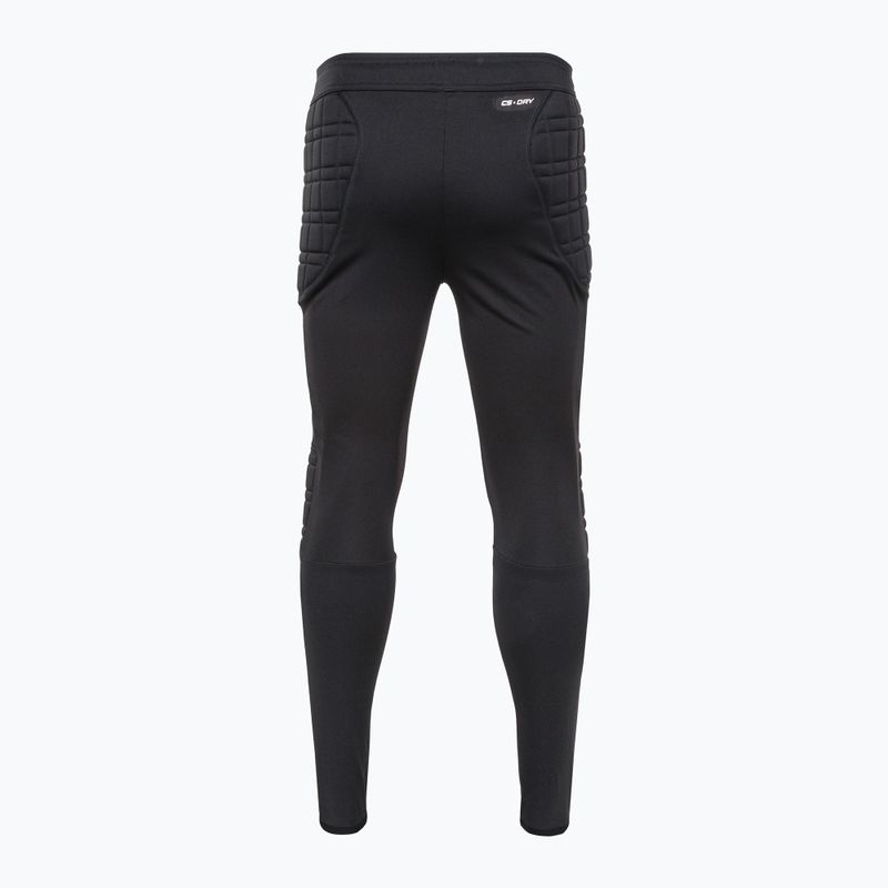 Vyriškos Capelli Basics I Adult Goalkeeper kelnės juoda/balta 3