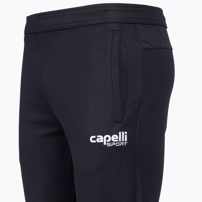 Vaikiškos futbolo kelnės Capelli Basic I Youth Training juoda/balta 3