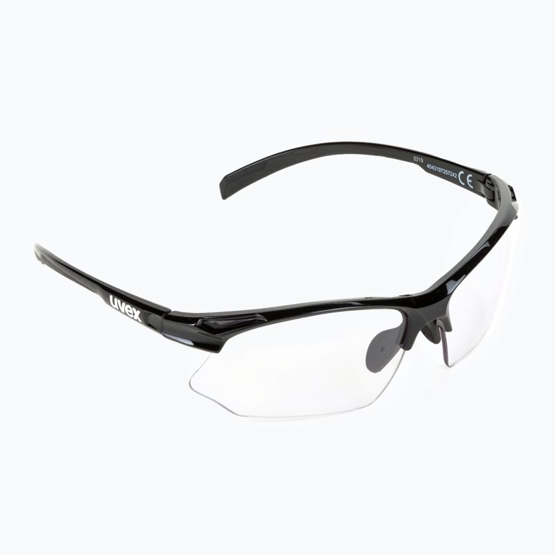 UVEX Sportstyle 802 V black/variomatic smoke dviratininkų akiniai 53/0/872/2201
