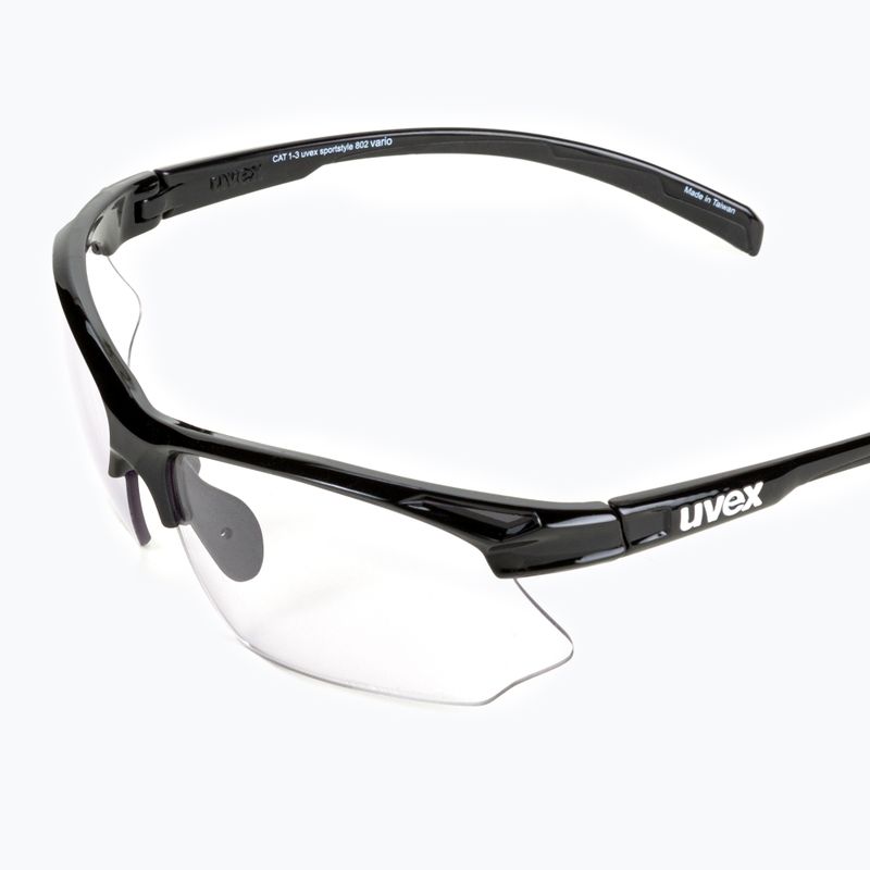 UVEX Sportstyle 802 V black/variomatic smoke dviratininkų akiniai 53/0/872/2201 5