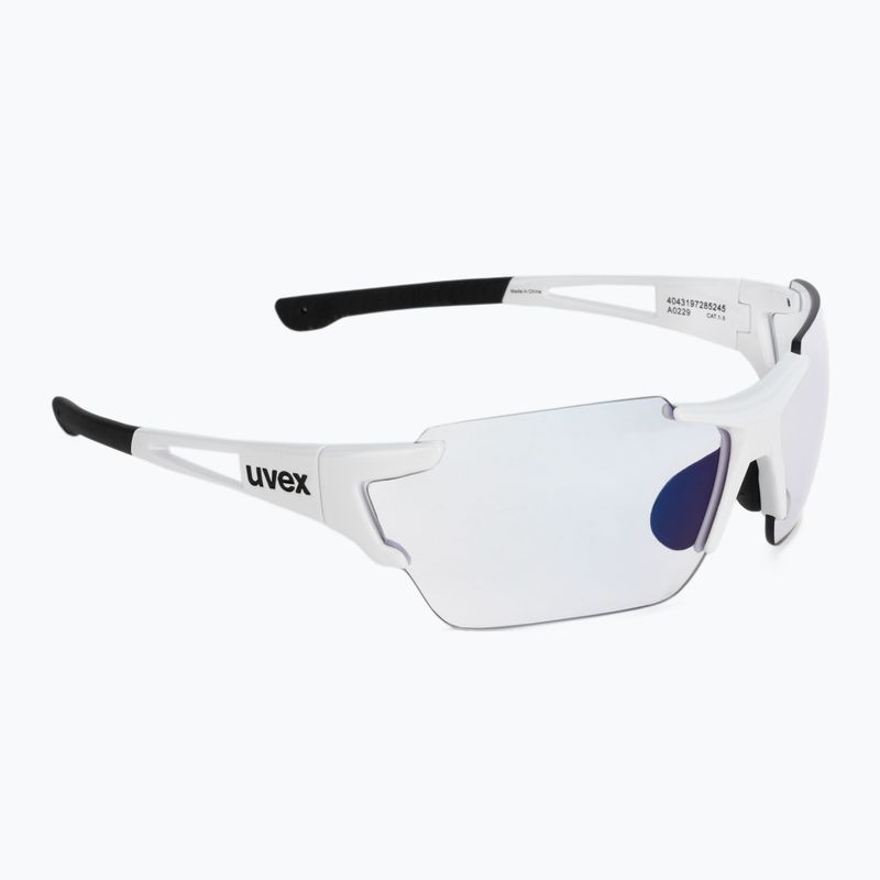 UVEX Sportstyle 803 R V white/litemirror blue dviratininkų akiniai 53/0/971/8803