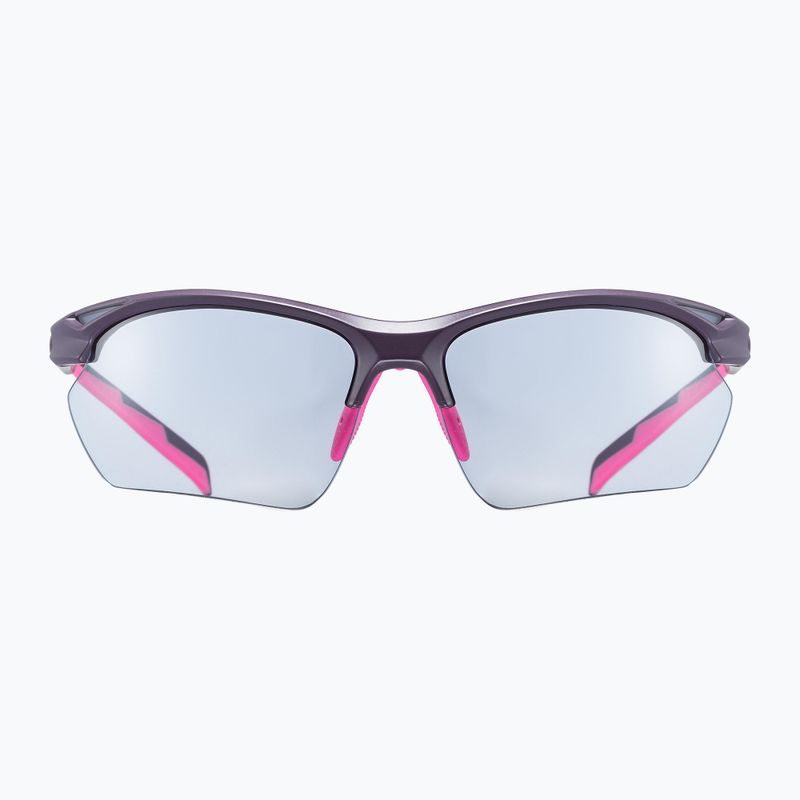 Akiniai nuo saulės UVEX Sportstyle 802 Small V  purple pink matt/smoke 2
